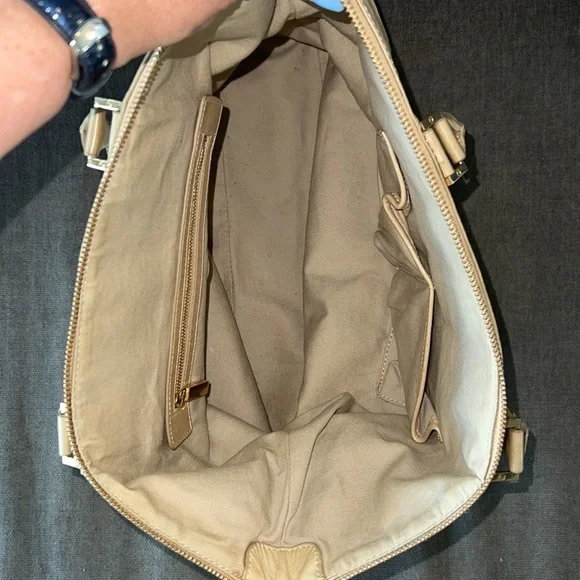 Vintage Tory Burch Leather Tote Bag - Picture 6 of 16